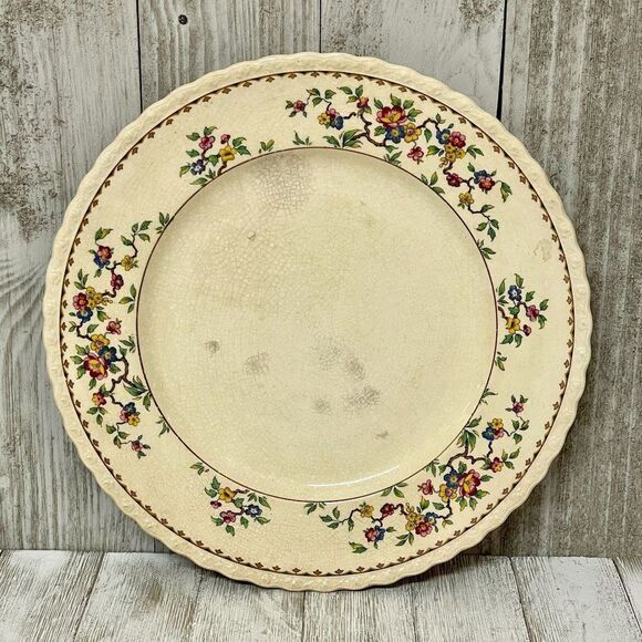 Vintage Myott Staffordshire Rosemere 7 Pieces Plates Bowl Teacup Saucer - Picture 11 of 14